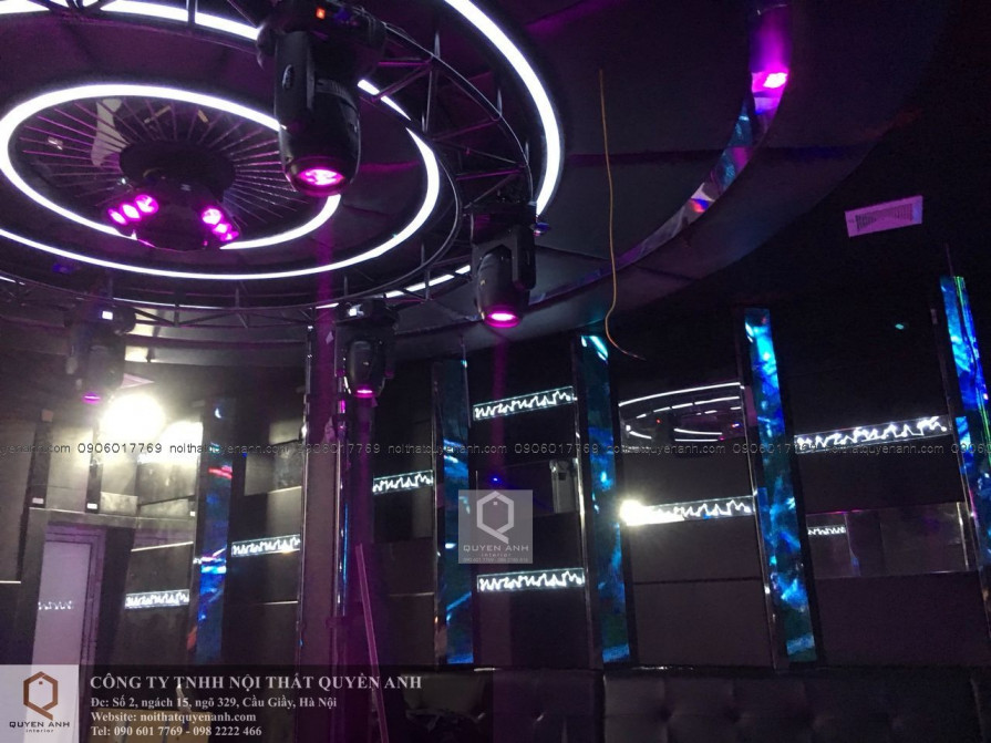 Karaoke Galaxy Thiết kế thi công nội thất công ty Nội thất Quyền Anh